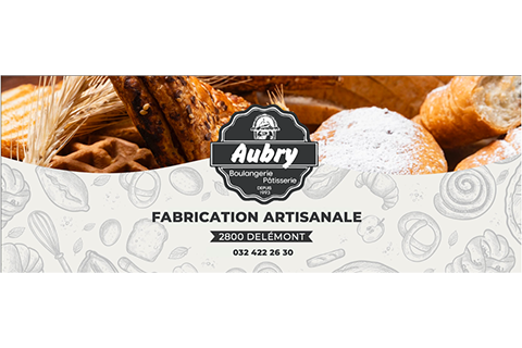 La Boulangerie-Pâtisserie Aubry est située au plein cœur de la vielle-ville de Delémont. C'est une fenêtre ouverte sur le passé, puisqu'elle détient fièrement le titre de la plus vieille boulangerie de Delémont. Notre gamme de produits artisanaux reflète notre passion pour la création de saveurs exceptionnelles.